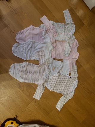 Lote Bodys bebe recién nacido
