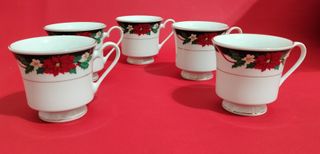 5 tazze in porcellana Tienshan Fine China