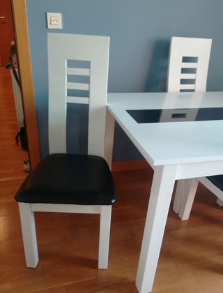 conjunto de mesa comedor y centro