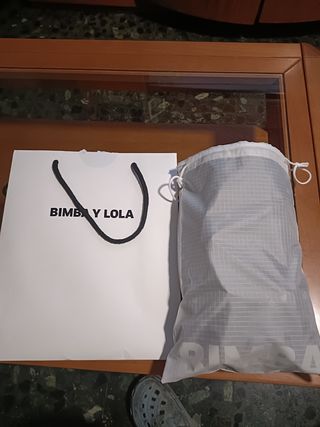 Bolso Bimba y Lola negro estampado