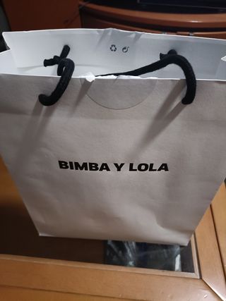 Bolso Bimba y Lola negro estampado