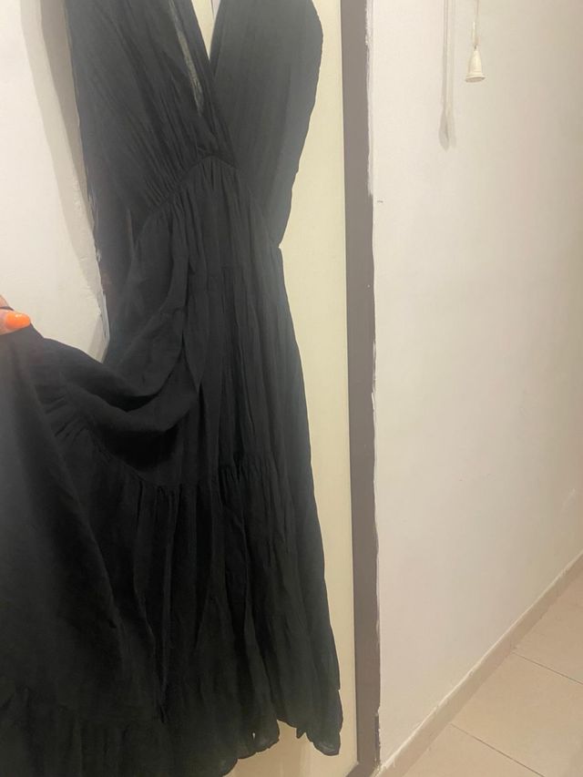 Vestito nero lungo