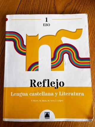 Reflejo 1. Lengua castellana y Literatura 1 ESO