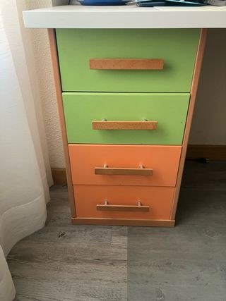 Cajonera infantil para escritorio