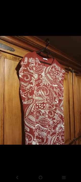 Vestido Zara bordado Talla XL-XXL