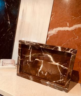 Lámpara de Mármol Rosso