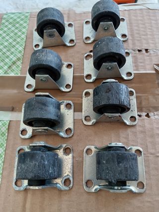 8 Ruote per Porta Vasi/Carrelli