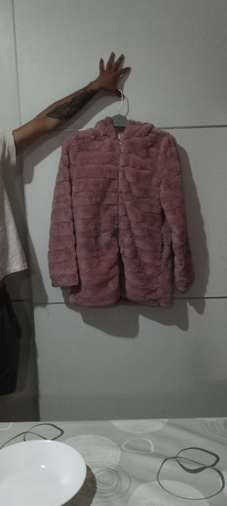 Cazadora rosa mujer talla S