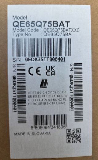 TV Samsung 65 pulgadas QE65Q75BAT