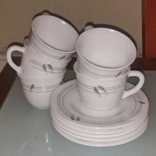 5 Juegos de café Harmonia Diseño de aves