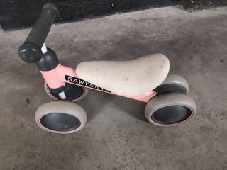 Bici de aprendizaje rosa Sawyer