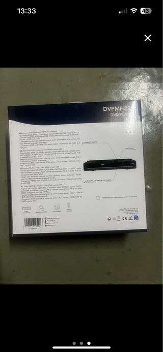 Reproductor DVD Sunstech DVP MH225