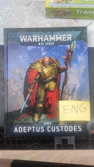Codex Warhammer 40,000 Adeptus Custodes SIN CODIGO