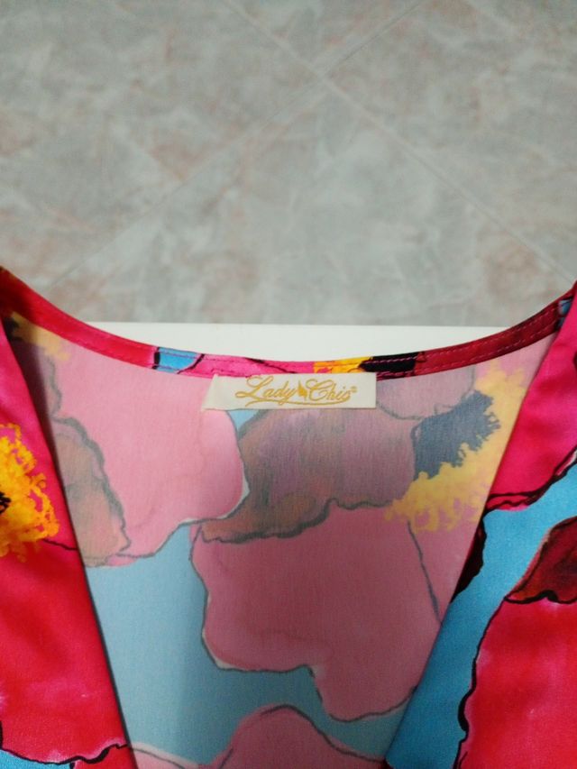 Lady Chic Blusa con stampa floreale