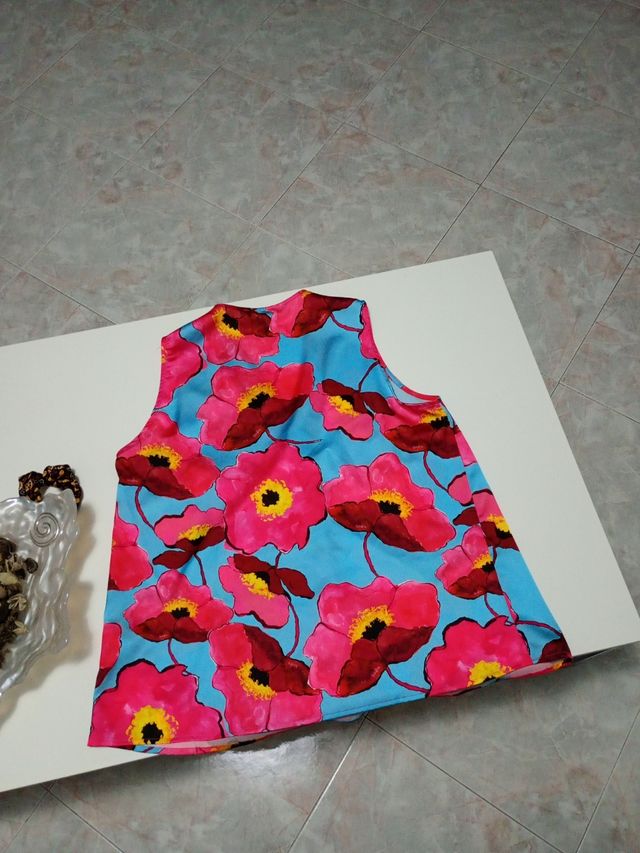 Lady Chic Blusa con stampa floreale