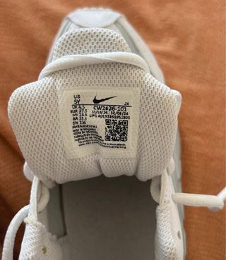 Nike Sneakers Donna Bianco Argento