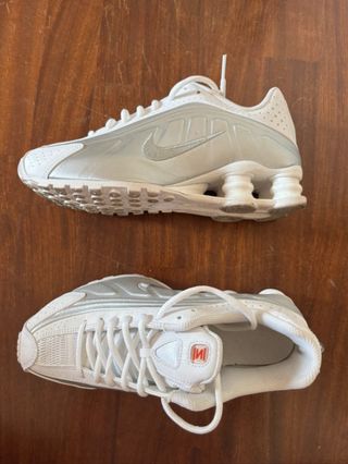 Nike Sneakers Donna Bianco Argento