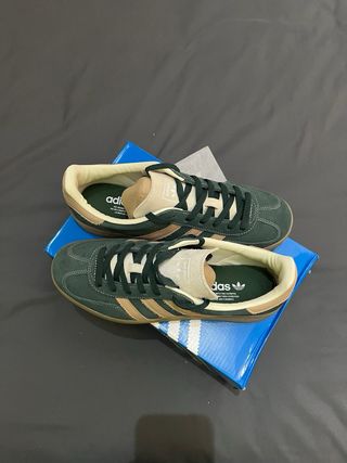 Adidas Gazelle Verde y Beige