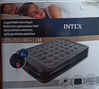 Cama Hinchable Eléctrica INTEX 203x152x46cm