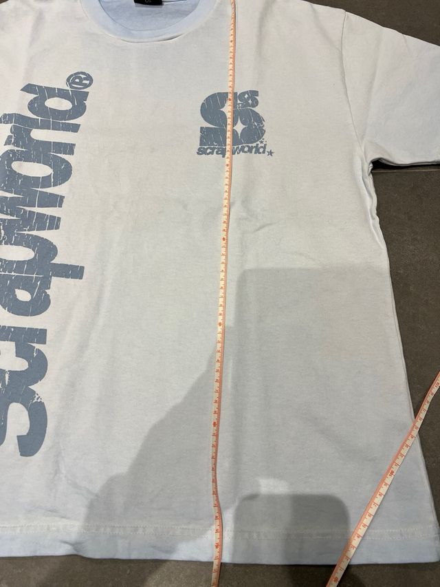 Camiseta Scrapworld color azul clarito