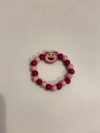 Pulsera infantil con figura de personaje
