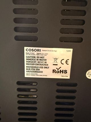 Freidora de aire Cosori