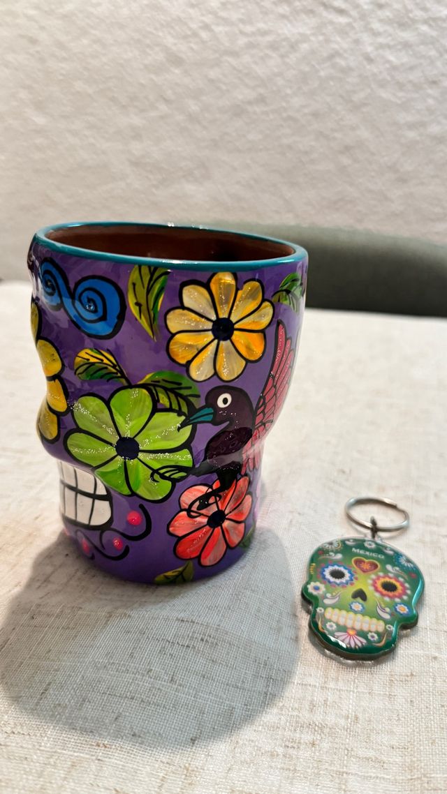 Taza Katrina hecha a mano México