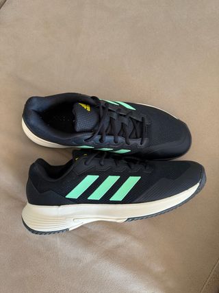 Zapatillas Adidas Gamecourt 2 Padel Negro/Verde