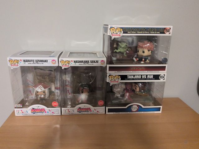 Funko Pop! Naruto, Jujutsu Kaisen, Demon Slayer 