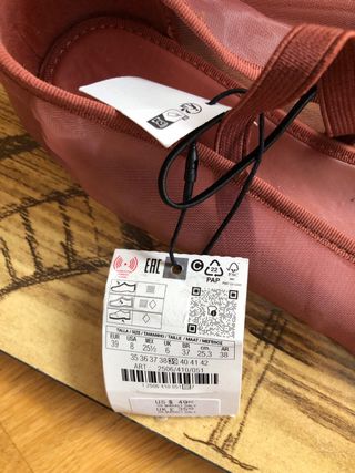 Nuevas Bailarinas Zara Rejilla 39