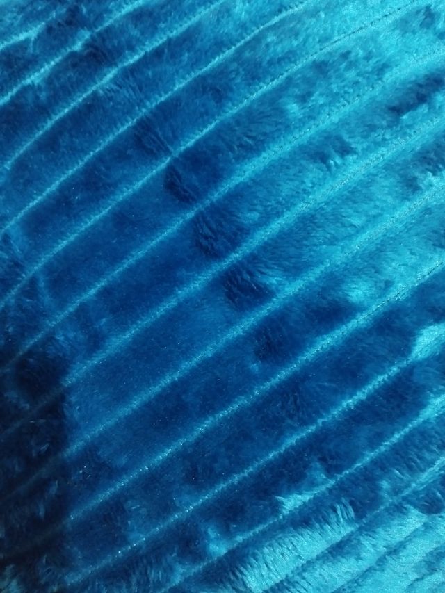 6 Fundas Cojín Terciopelo Azul