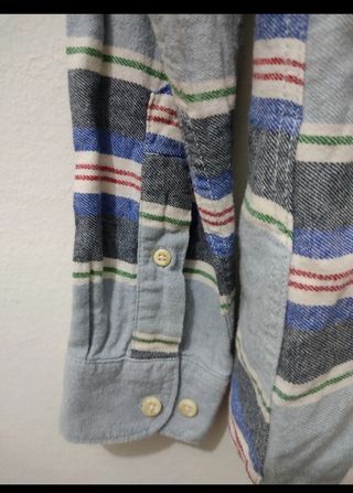 Camisa Mo XPL S Rayas Azul Multicolor