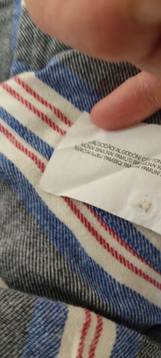 Camisa Mo XPL S Rayas Azul Multicolor