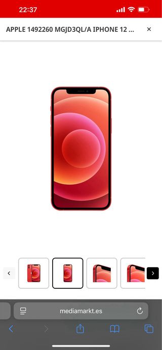 iPhone 12 rosso 128 GB