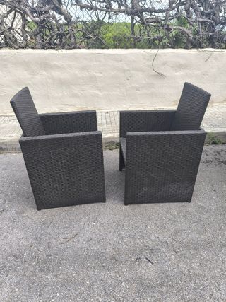 Sillones de exterior ratán