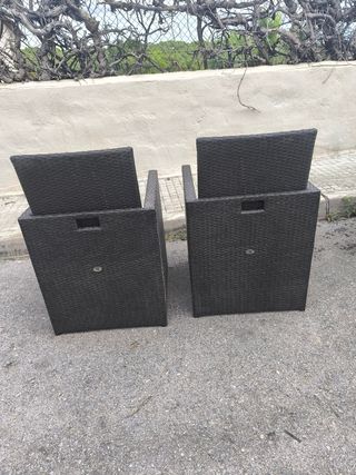 Sillones de exterior ratán