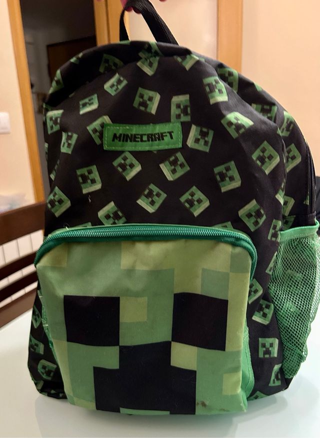 Mochila Minecraft Creeper