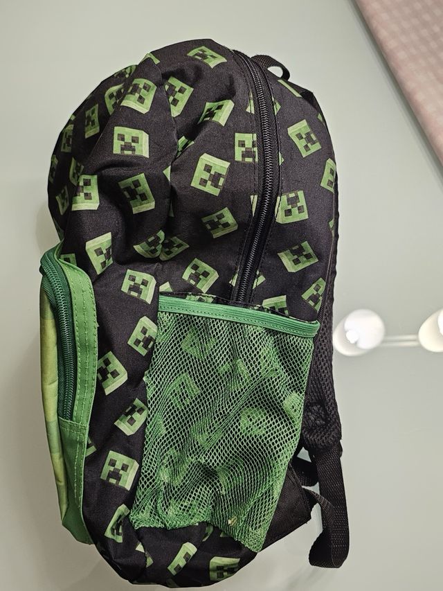 Mochila Minecraft Creeper