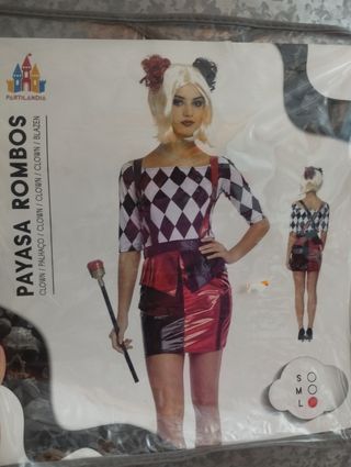 Disfraz Payasa Rombos 