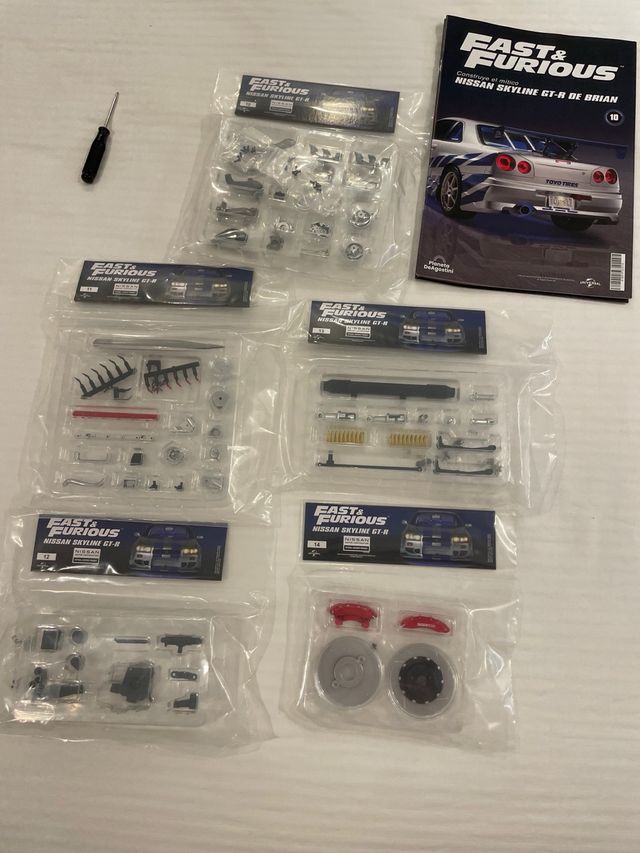 Fascículos y piezas maqueta Nissan Skyline GT-R