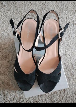 Zapatos de tacón negros