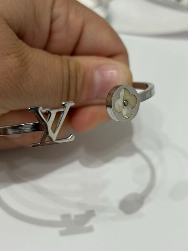 Bracciale Louis Vuitton Acciaio Argento