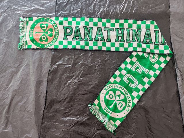 Bufanda fútbol Panathinaikos FC años 90