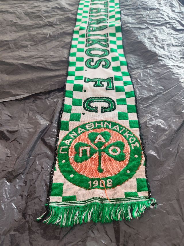 Bufanda fútbol Panathinaikos FC años 90
