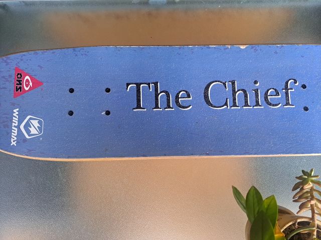 Skate azul The Chief