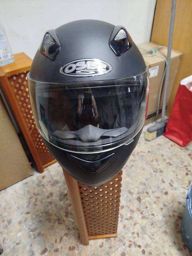 Casco de moto OSBE negro