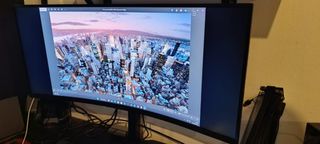 Monitor Curvo Huawei Nero