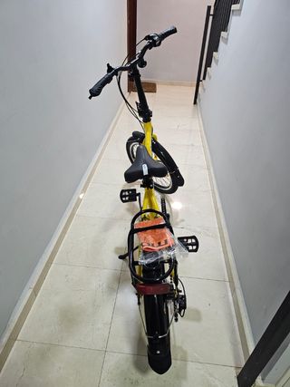 Bicicleta Plegable Moma Amarilla