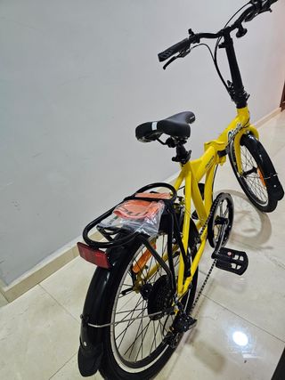 Bicicleta Plegable Moma Amarilla