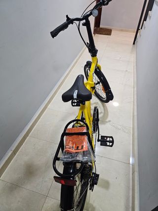 Bicicleta Plegable Moma Amarilla